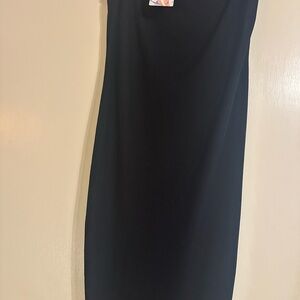 Elegant Black Midi Dress